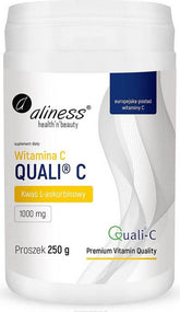 Vitamin C Quali C L Säure - Ascorbic 1000mg Pulver 250g ALINESS